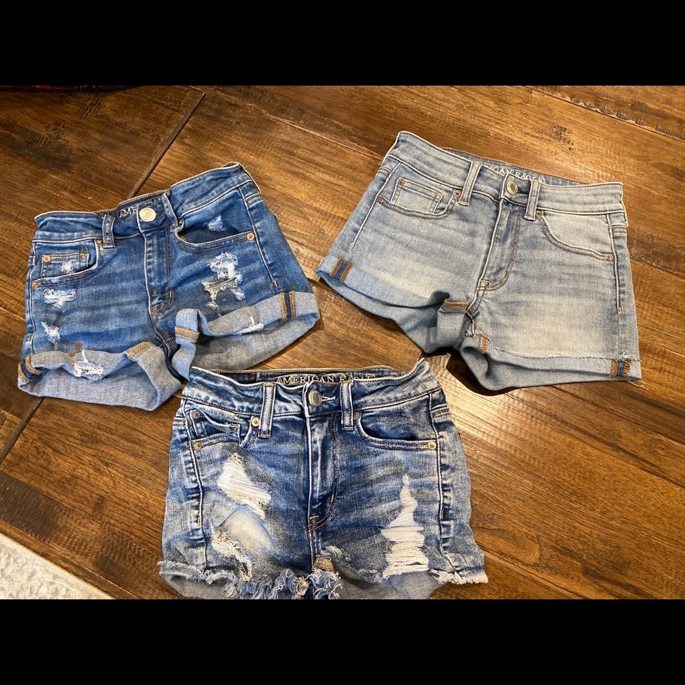 American eagle set of 3 shorts